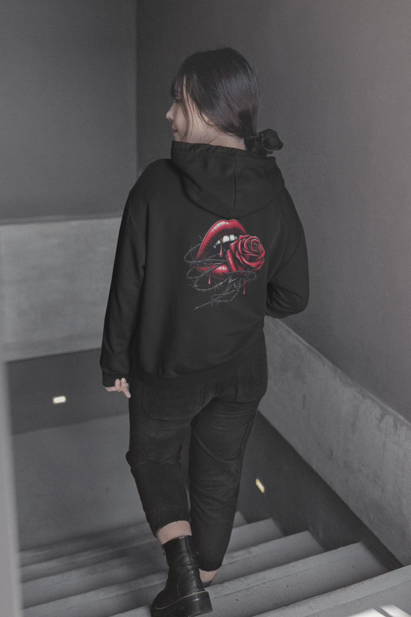 Crimson Fate- Oversized Hoodie