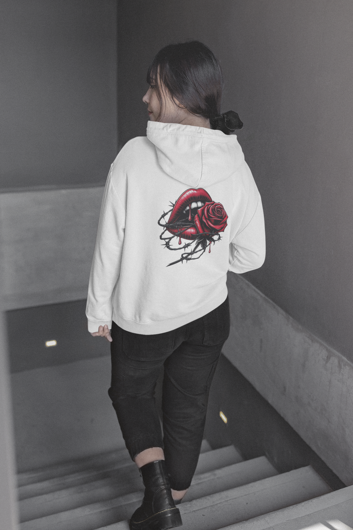 Crimson Fate- Oversized Hoodie