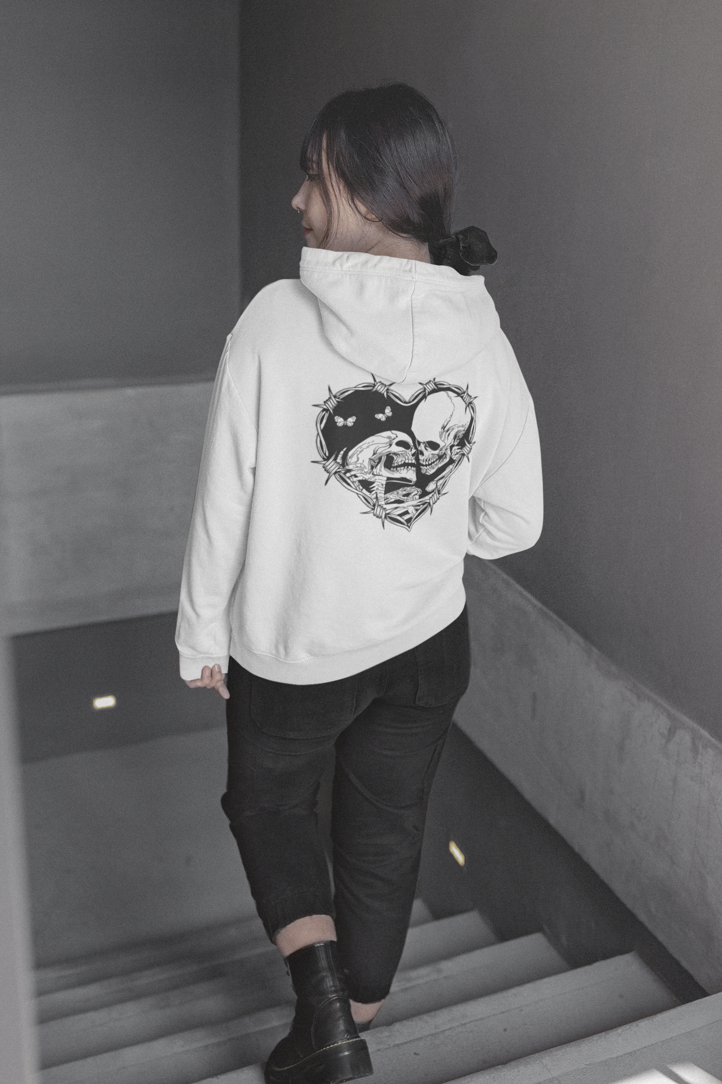 Fading Bloom- Oversized Hoodie