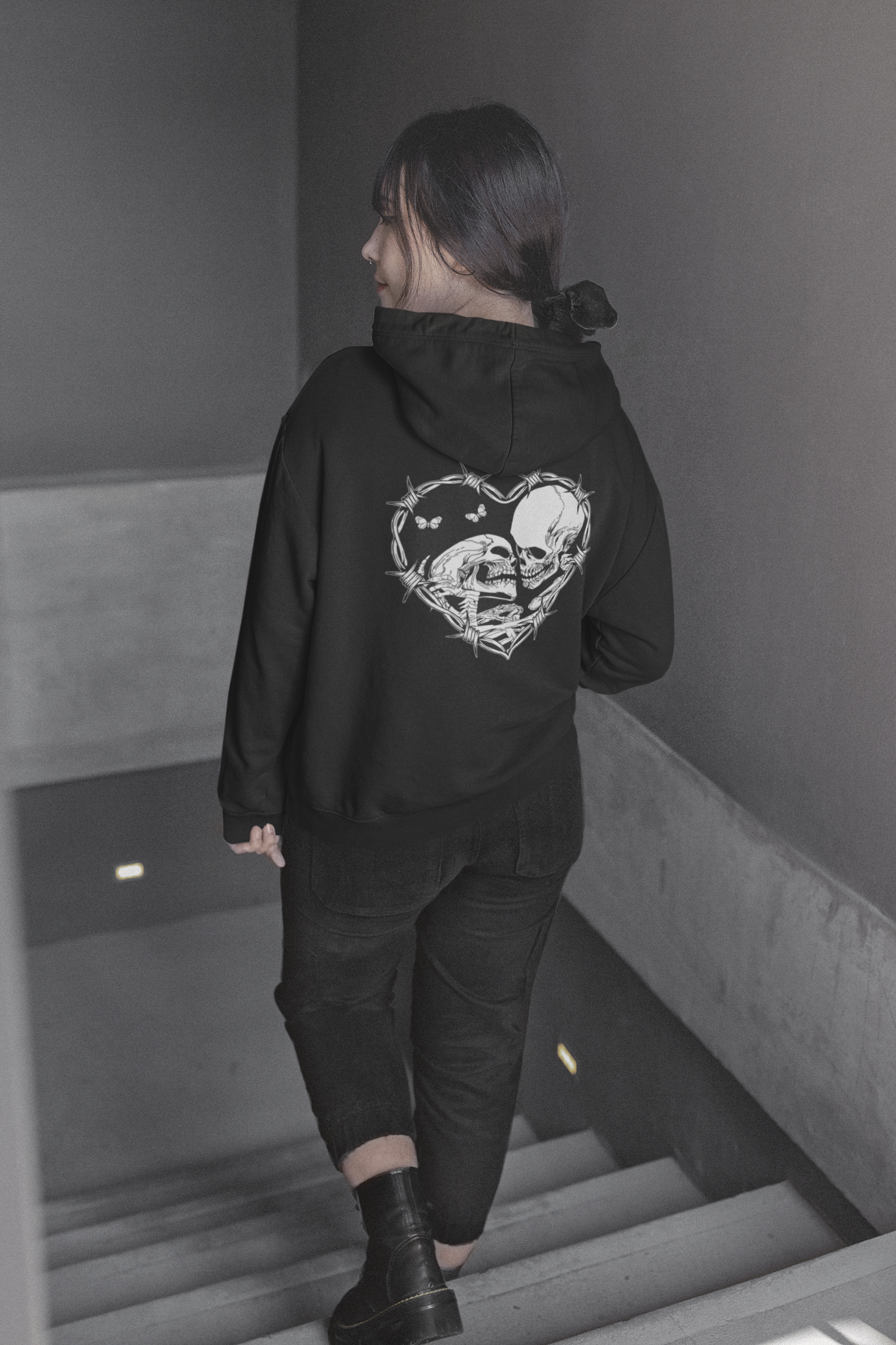 Fading Bloom- Oversized Hoodie