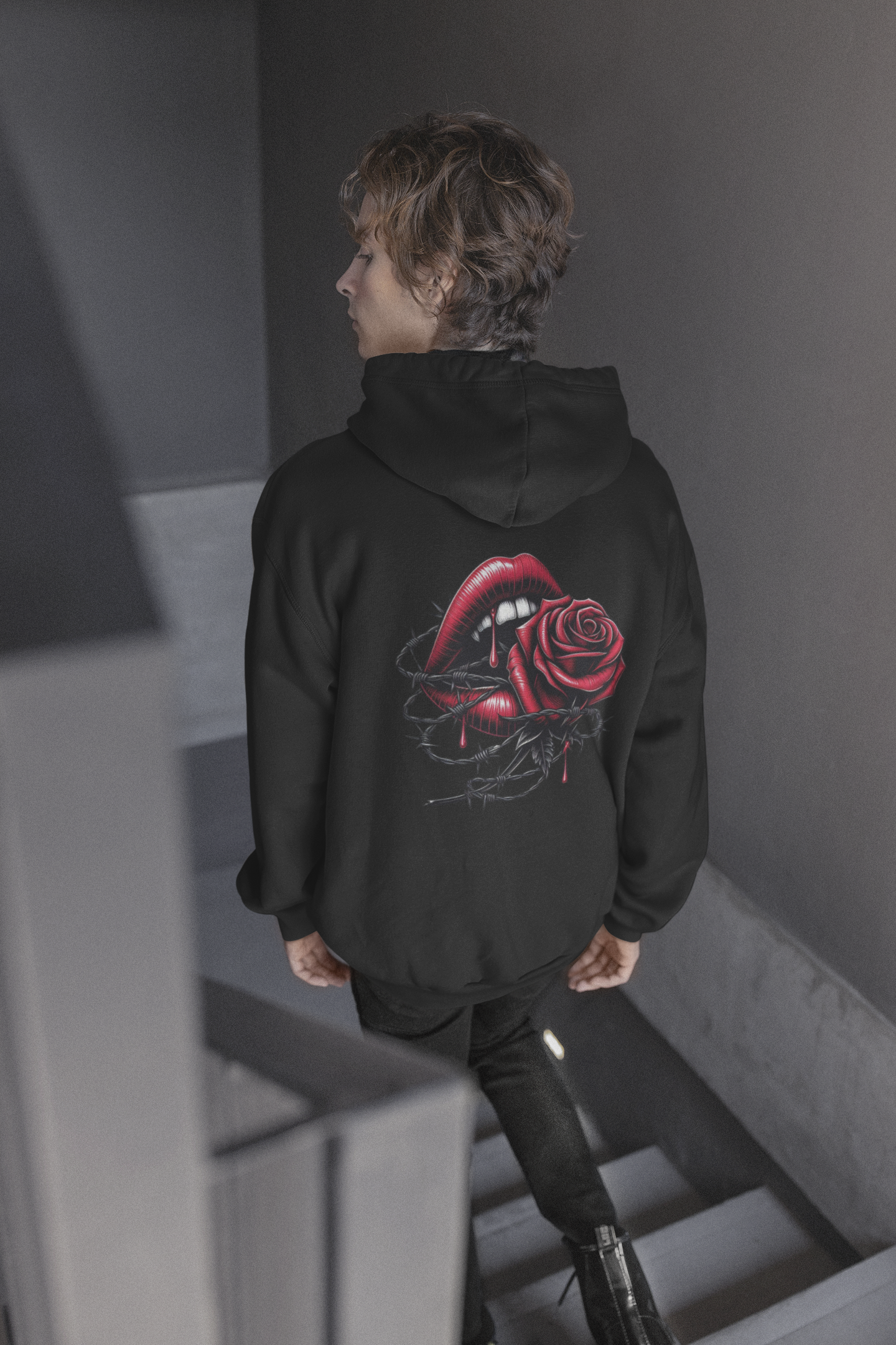 Crimson Fate- Oversized Hoodie