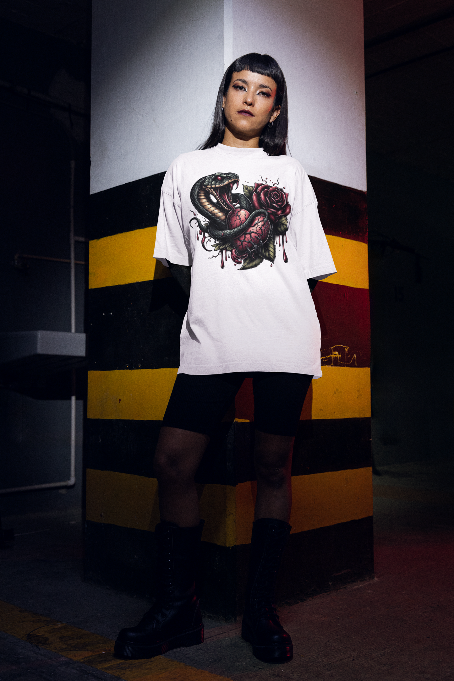 Serpent's Embrace- Oversized Tee
