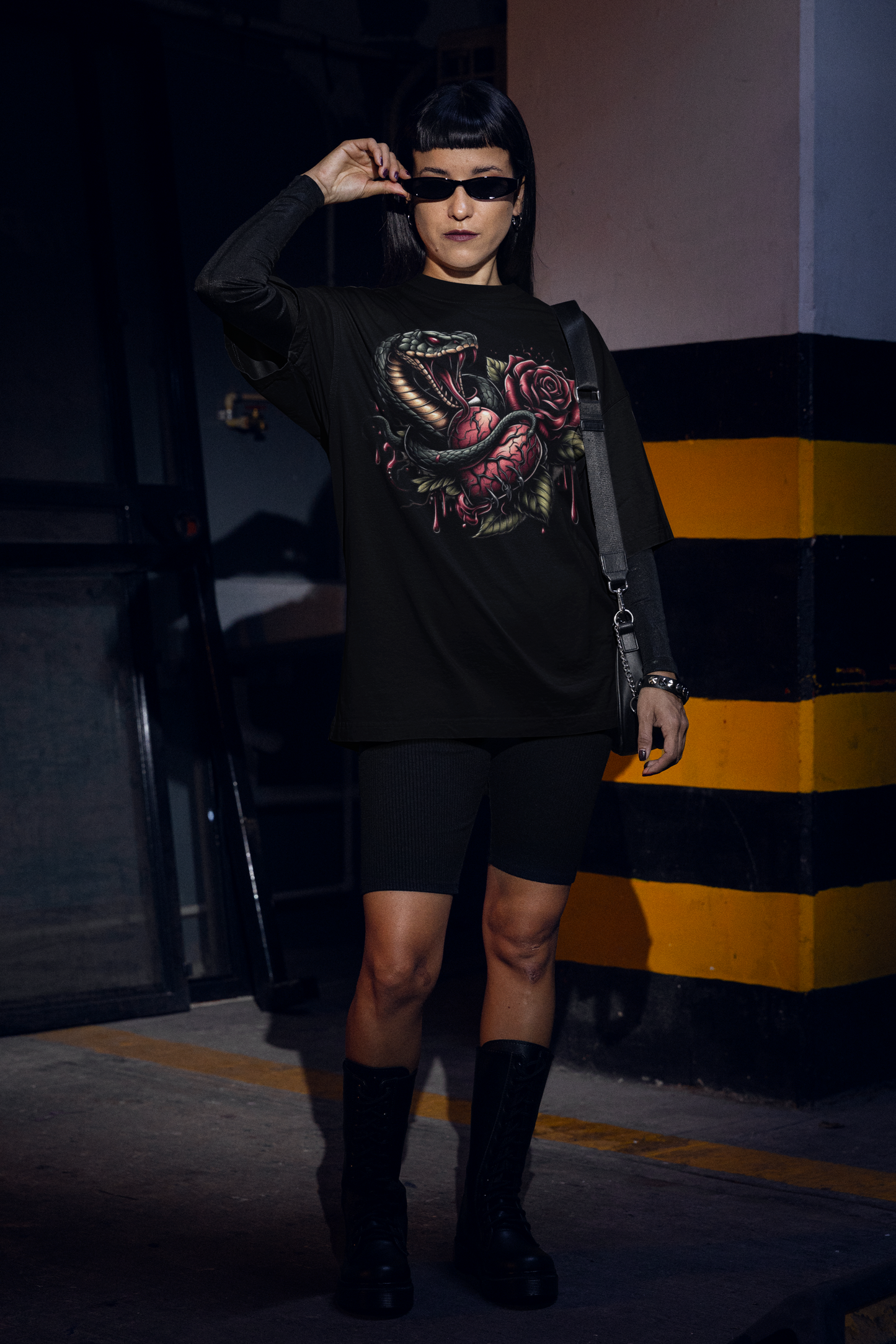 Serpent's Embrace- Oversized Tee