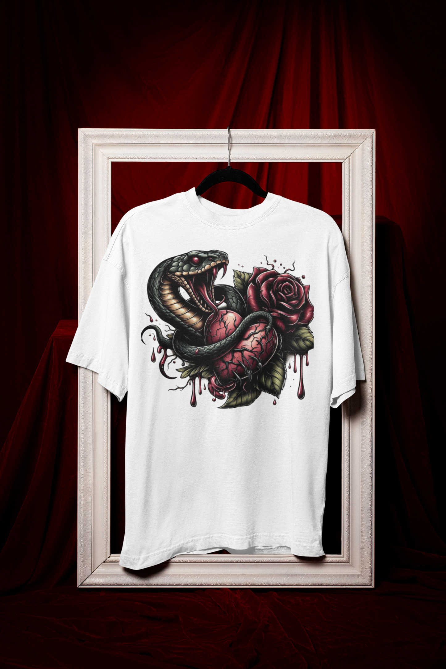 Serpent's Embrace- Oversized Tee