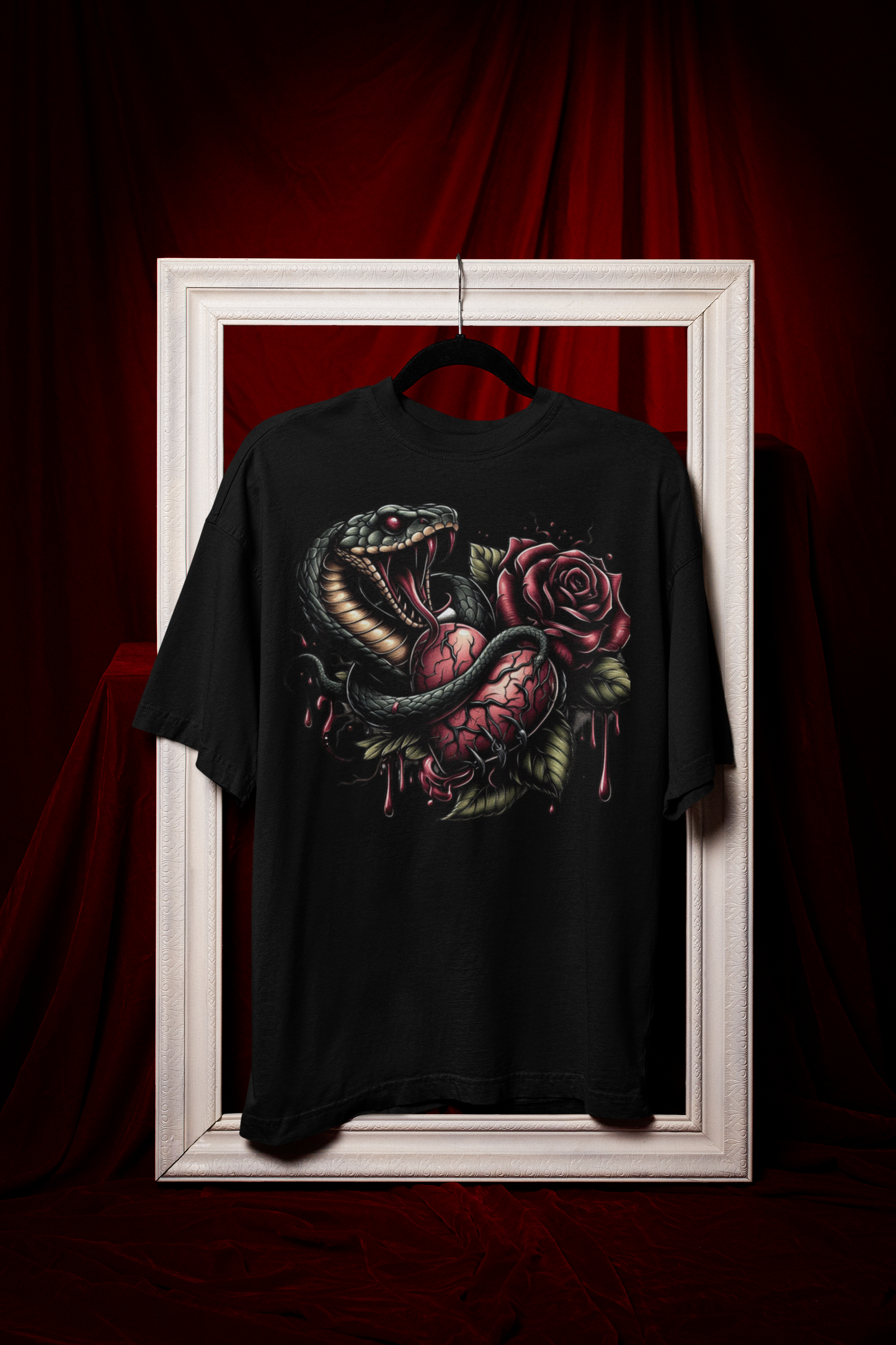 Serpent's Embrace- Oversized Tee