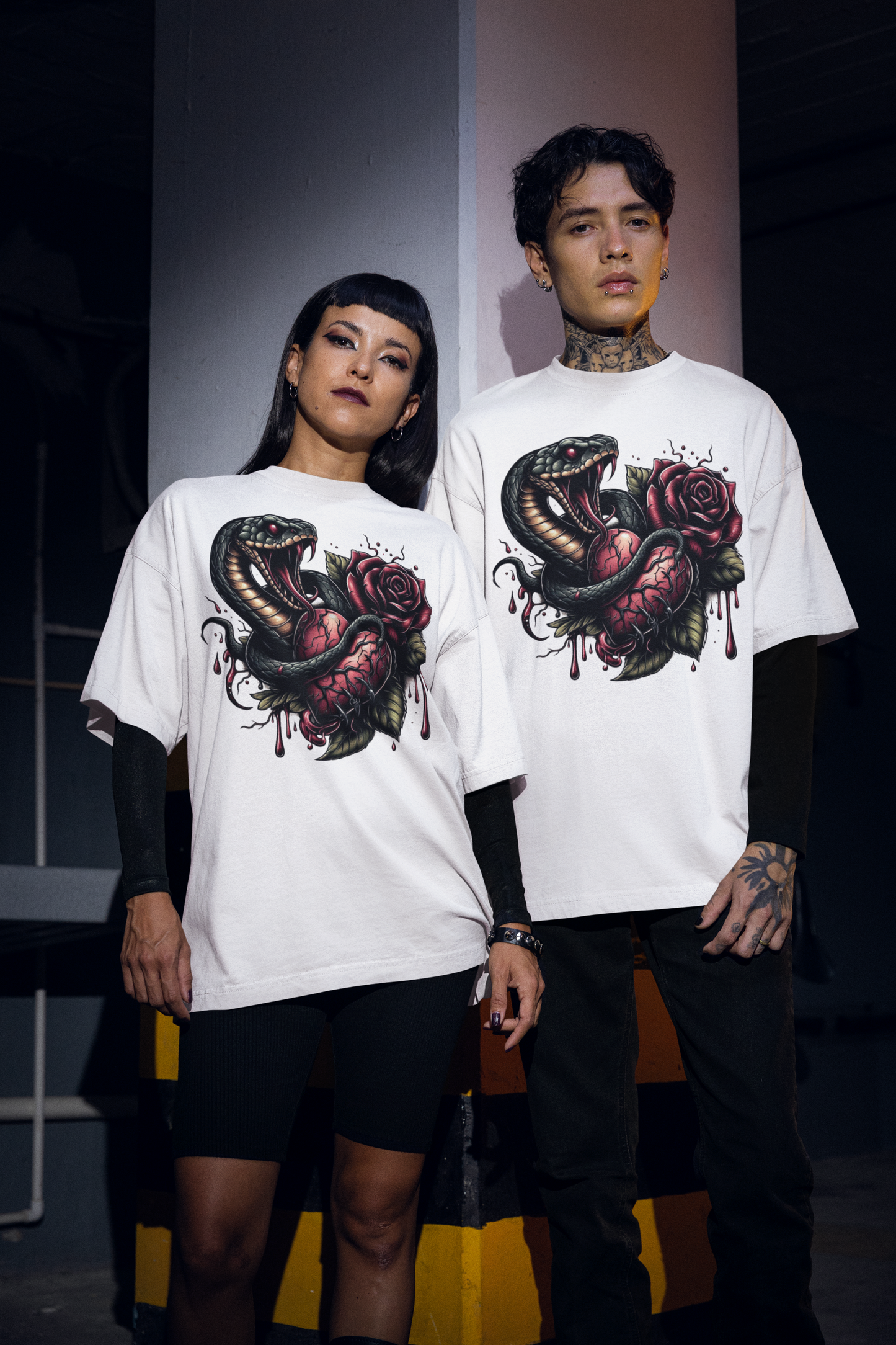 Serpent's Embrace- Oversized Tee