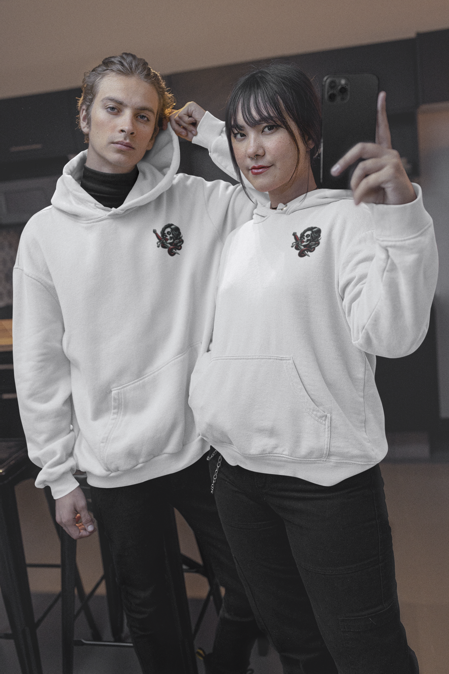 Crimson Fate- Oversized Hoodie