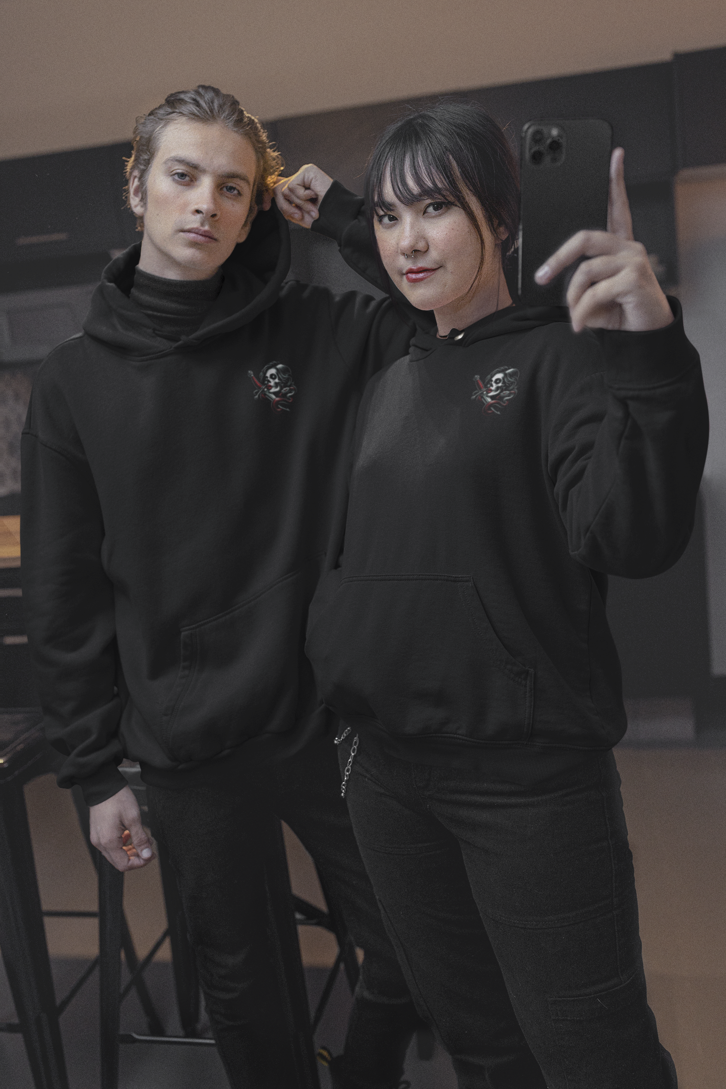 Crimson Fate- Oversized Hoodie