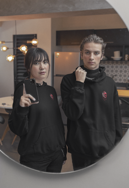 Crimson Ruin- Oversized Hoodie